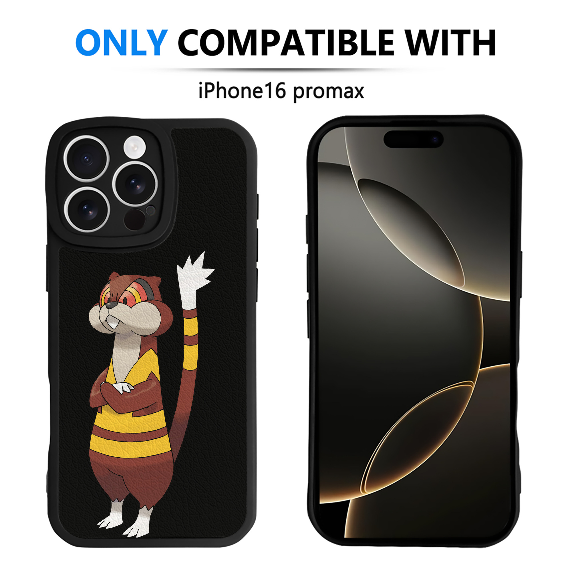 （画像用） ポケットモンスター Pokémon 【iPhone 16シリーズ対応】シリコンスマホケース（レザー調） 材質：シリコン